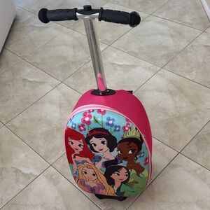 Disney Princess Ride-On Suitcase - Pink and Black
